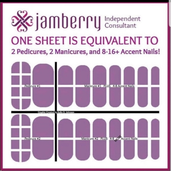 2/$10 Jamberry Nail Wraps! Shiny! - Picture 7 of 9